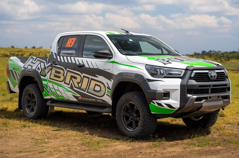 Представлен сверхэкономичный пикап Toyota Hilux — это дизельный гибрид